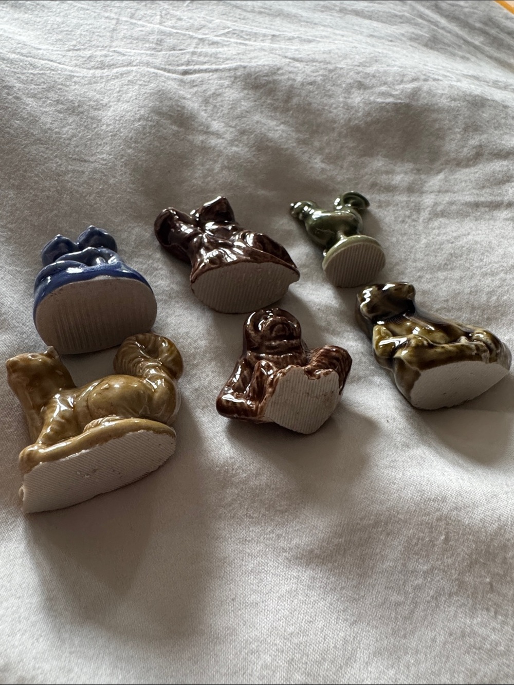 Vintage Wade-style Whimsies, lot of 6 - Picture 2 of 5